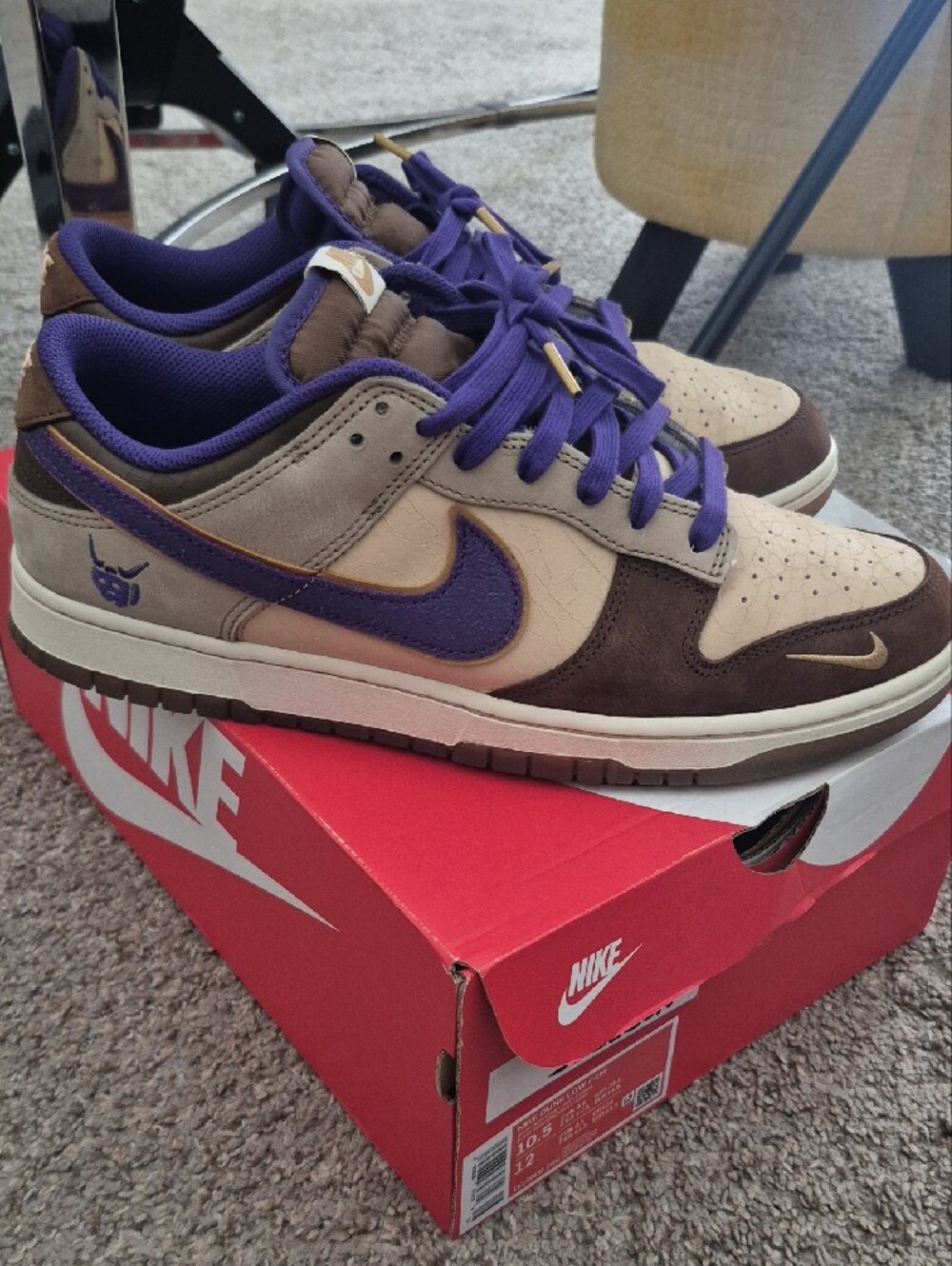 Nike Dunk Stetsubun Purple / Brown / Cream - Picture 3 of 6